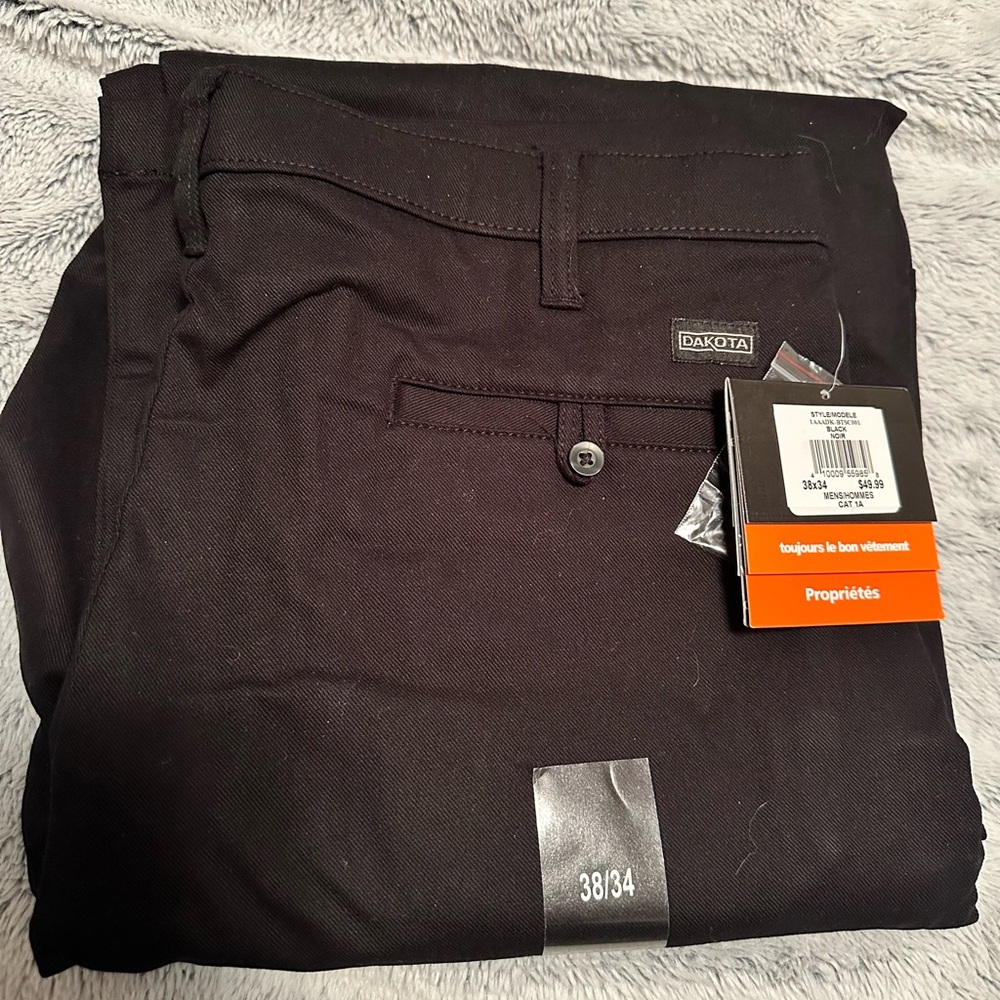 BNWT Dakota Black Stretch Twill Cargo Pants